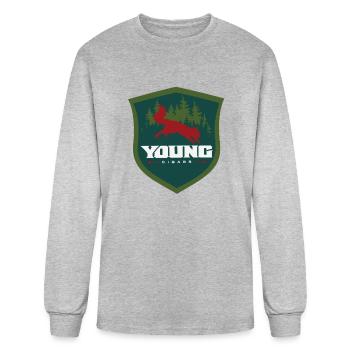 Young Cigars - Men's Long Sleeve T-Shirt - heather gray - Front