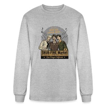 Vintage San Diego Liquor Store - Men's Long Sleeve T-Shirt - heather gray - Front