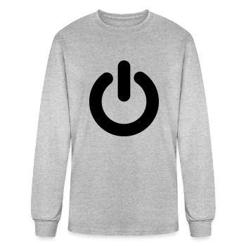 gaming - Men's Long Sleeve T-Shirt - heather gray - Front