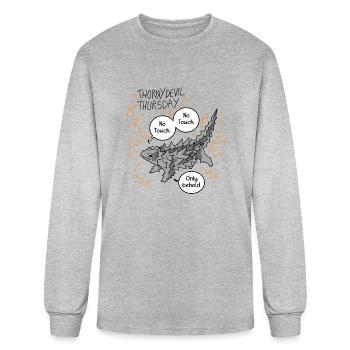 Thorny Devil Thursday No Touch, Only Behold - Men's Long Sleeve T-Shirt - heather gray - Front