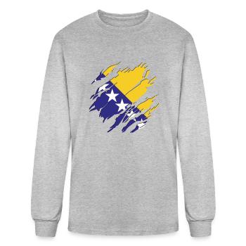 Bosnia And Herzegovina Always - Men's Long Sleeve T-Shirt - heather gray - Front