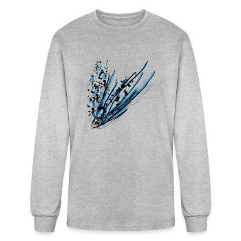 Abstracted - Men's Long Sleeve T-Shirt - heather gray - Front