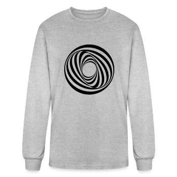 Optical Illusion 20A v.0. - Men's Long Sleeve T-Shirt - heather gray - Front