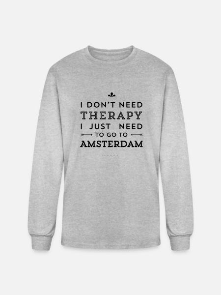 Amsterdam - Men's Long Sleeve T-Shirt - heather gray