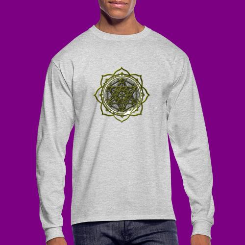 Energy Immersion, Metatron's Cube Flower of Life - Men's Long Sleeve T-Shirt