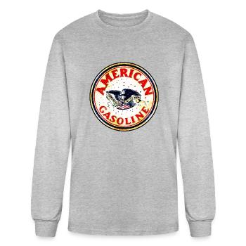 AMERICAN GASOLINE - Men's Long Sleeve T-Shirt - heather gray - Front