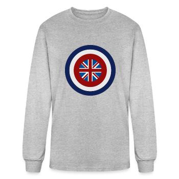 Captain Britain - What if ...? - Men's Long Sleeve T-Shirt - heather gray - Front