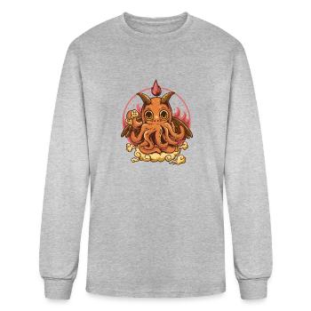fictional characters - Men's Long Sleeve T-Shirt - heather gray - Front