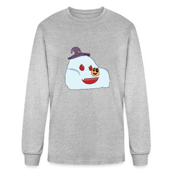 SHADOW PUMPKIN - Men's Long Sleeve T-Shirt - heather gray - Front