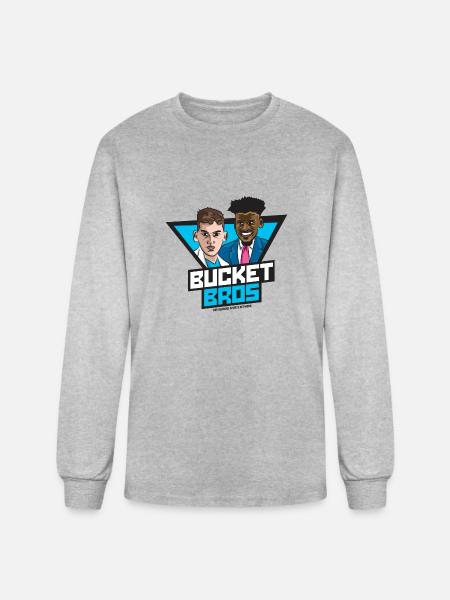 Bucket Bros! - Men's Long Sleeve T-Shirt - heather gray