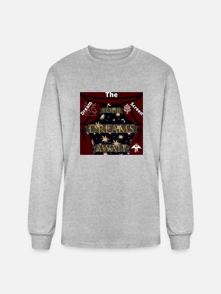 The Dream Screen - Men's Long Sleeve T-Shirt - heather gray