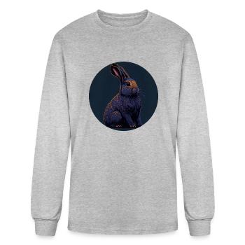 Easter Bunny - Men's Long Sleeve T-Shirt - heather gray - Front
