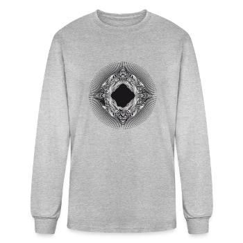 interwoven ornate ornament - Men's Long Sleeve T-Shirt - heather gray - Front