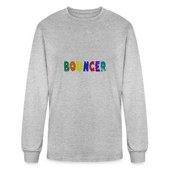 Bouncer - Color Style - Men's Long Sleeve T-Shirt - heather gray - Front