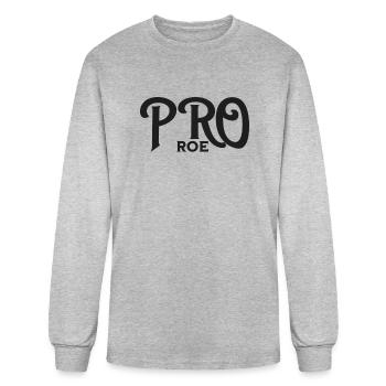 Pro Roe - Men's Long Sleeve T-Shirt - heather gray - Front