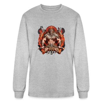 Ancient gods - Men's Long Sleeve T-Shirt - heather gray - Front