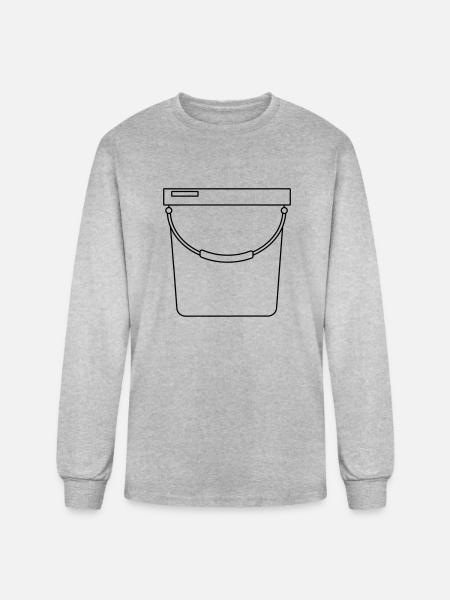 Bucket - Men's Long Sleeve T-Shirt - heather gray
