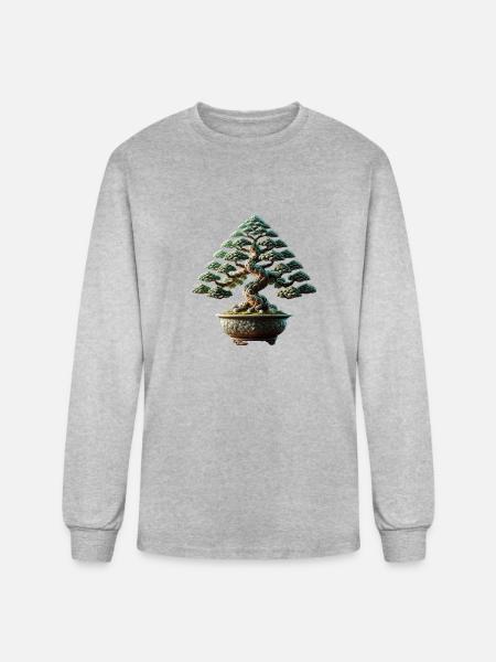 Bonsai - Men's Long Sleeve T-Shirt - heather gray