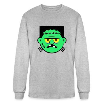 uploaded - Men's Long Sleeve T-Shirt - heather gray - Front