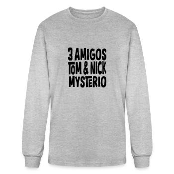 Tom And Nick Mysterio - Men's Long Sleeve T-Shirt - heather gray - Front