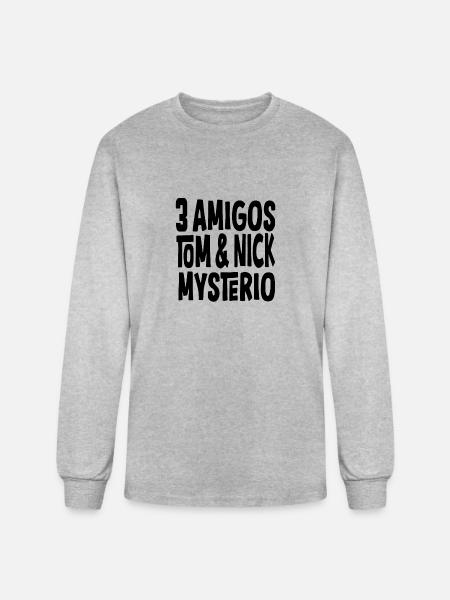 Tom And Nick Mysterio - Men's Long Sleeve T-Shirt - heather gray