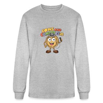 Couns and comedy club - Men's Long Sleeve T-Shirt - heather gray - Front