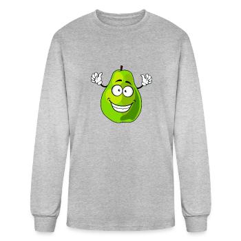 Dancing Peer funny - Men's Long Sleeve T-Shirt - heather gray - Front