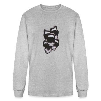 Mouth - Men's Long Sleeve T-Shirt - heather gray - Front