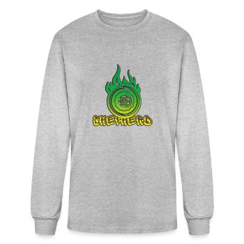 Shepherd Sk8 - Men's Long Sleeve T-Shirt - heather gray - Front