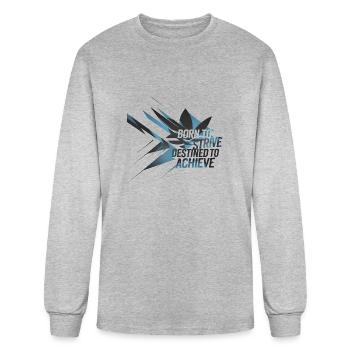 Strive to Achieve - Men's Long Sleeve T-Shirt - heather gray - Front