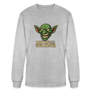 Goblin For All - Men's Long Sleeve T-Shirt - heather gray - Front