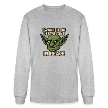 Stickers Goblin - Men's Long Sleeve T-Shirt - heather gray - Front