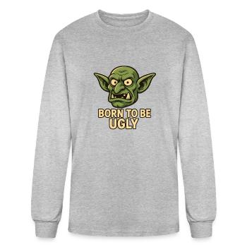 Stickers Goblin - Men's Long Sleeve T-Shirt - heather gray - Front