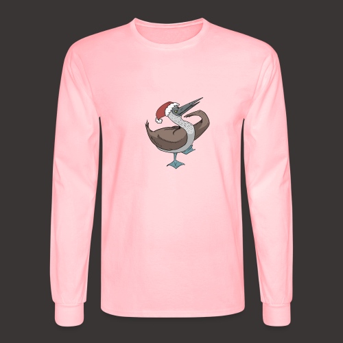 Boobie Bird Xmas Dance - Men's Long Sleeve T-Shirt