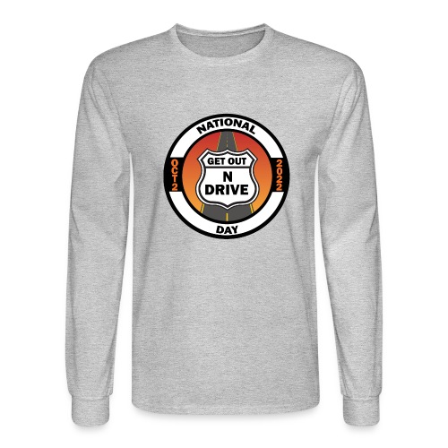 National Get Out N Drive Day Official Event Merch - Men's Long Sleeve T-Shirt