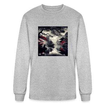Imagination - Men's Long Sleeve T-Shirt - heather gray - Front