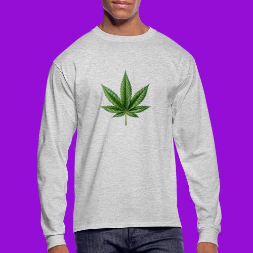 Cannabis Leaf - Men's Long Sleeve T-Shirt