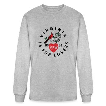 uploaded - Men's Long Sleeve T-Shirt - heather gray - Front