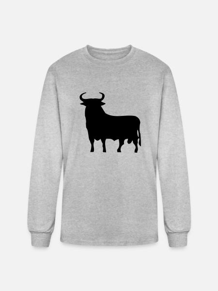 Spanish Bull - Men's Long Sleeve T-Shirt - heather gray