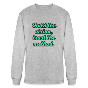 Vision Method - Men's Long Sleeve T-Shirt - heather gray - Front