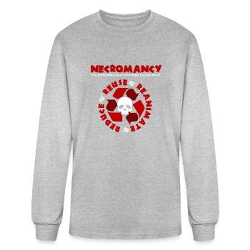 Necromancy aesthetic - Men's Long Sleeve T-Shirt - heather gray - Front