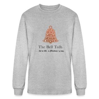 The Bell Tolls - Men's Long Sleeve T-Shirt - heather gray - Front