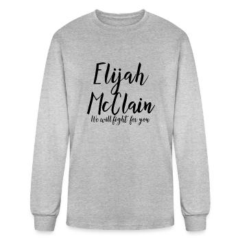 uploaded - Men's Long Sleeve T-Shirt - heather gray - Front