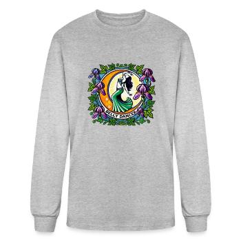 Belly Dancer - Men's Long Sleeve T-Shirt - heather gray - Front