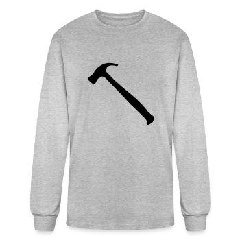 Hammer - Tool - Men's Long Sleeve T-Shirt - heather gray - Front