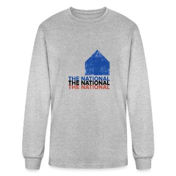 the national band - Men's Long Sleeve T-Shirt - heather gray - Front