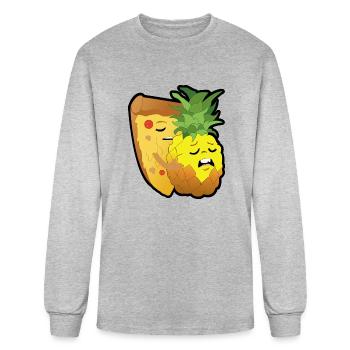 Forbidden Love - Men's Long Sleeve T-Shirt - heather gray - Front