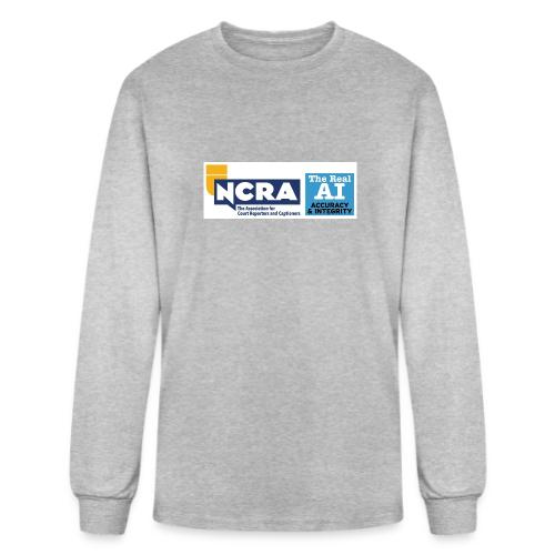 NCRA & AI logo with tagline - Men's Long Sleeve T-Shirt