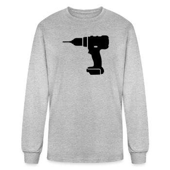 tools - Men's Long Sleeve T-Shirt - heather gray - Front