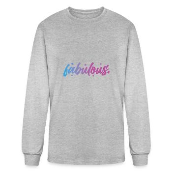 Fabulous Fabulous cool beautiful trend - Men's Long Sleeve T-Shirt - heather gray - Front